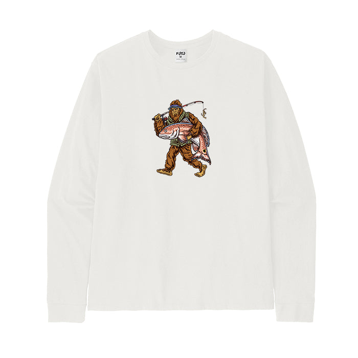 BIGFOOT FISHERMAN Long Sleeve T-Shirt