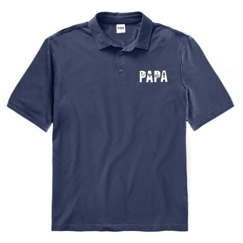 Fishing Papa Polo Shirt