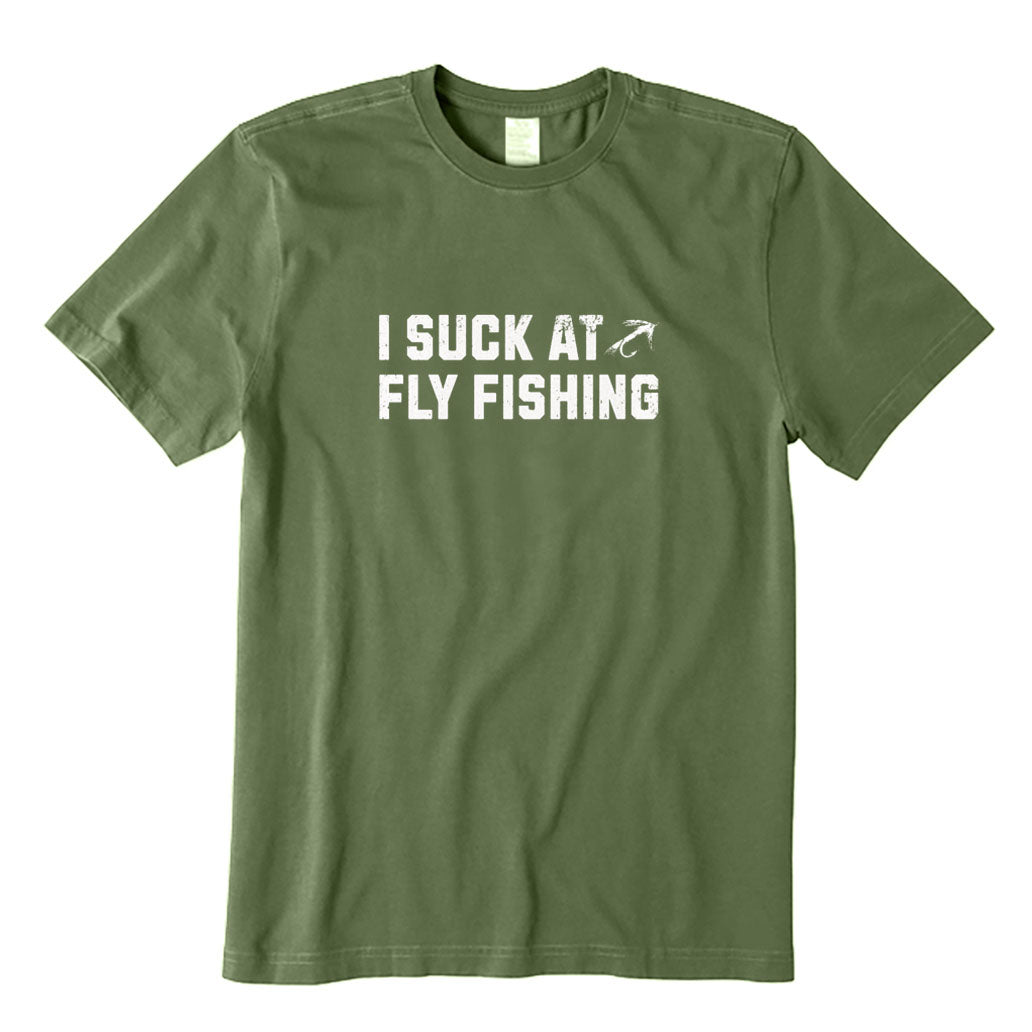 I Suck At Fly Fishing T-Shirt