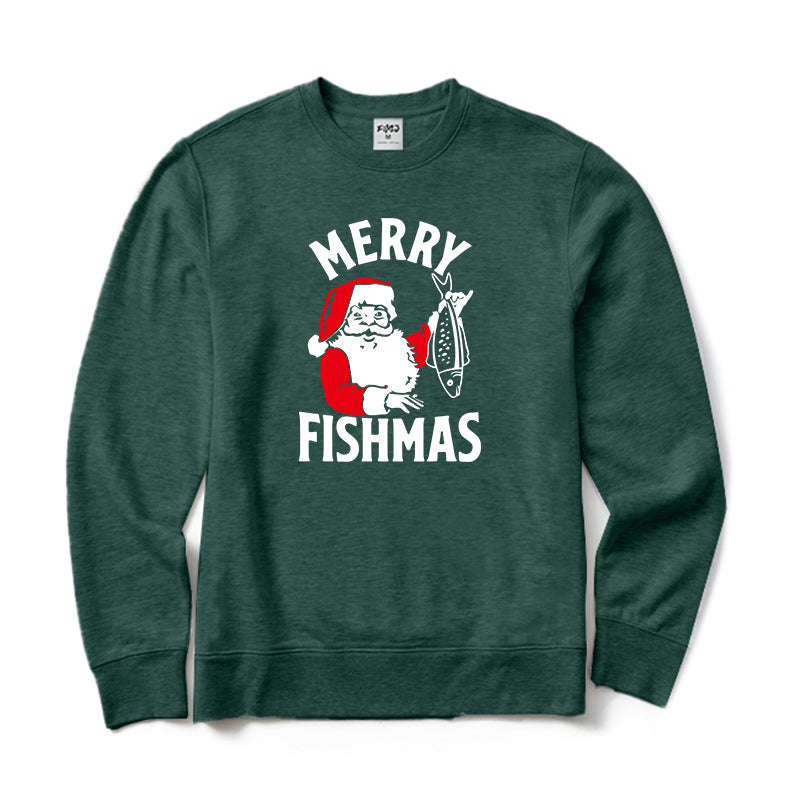 Merry Fishmas Crewneck Sweatshirt