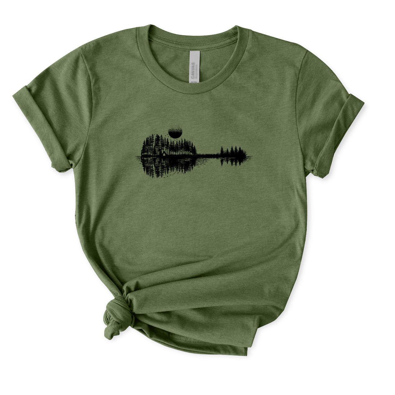 Nature Guitar T-Shirt FOR WOMEN