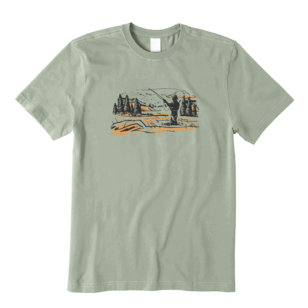 Fly Fishing Scene T-Shirt