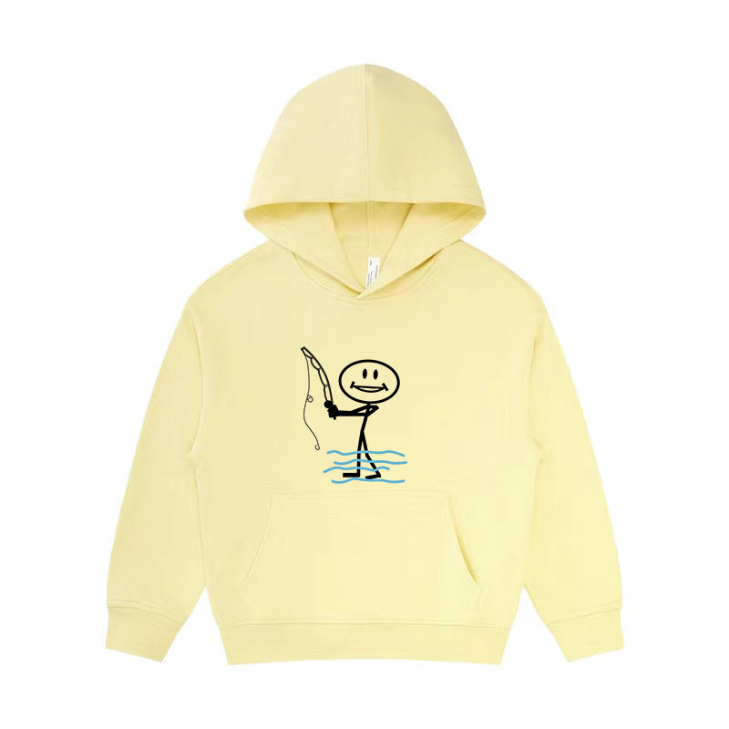 Happy Fishing Kid's Hoodie