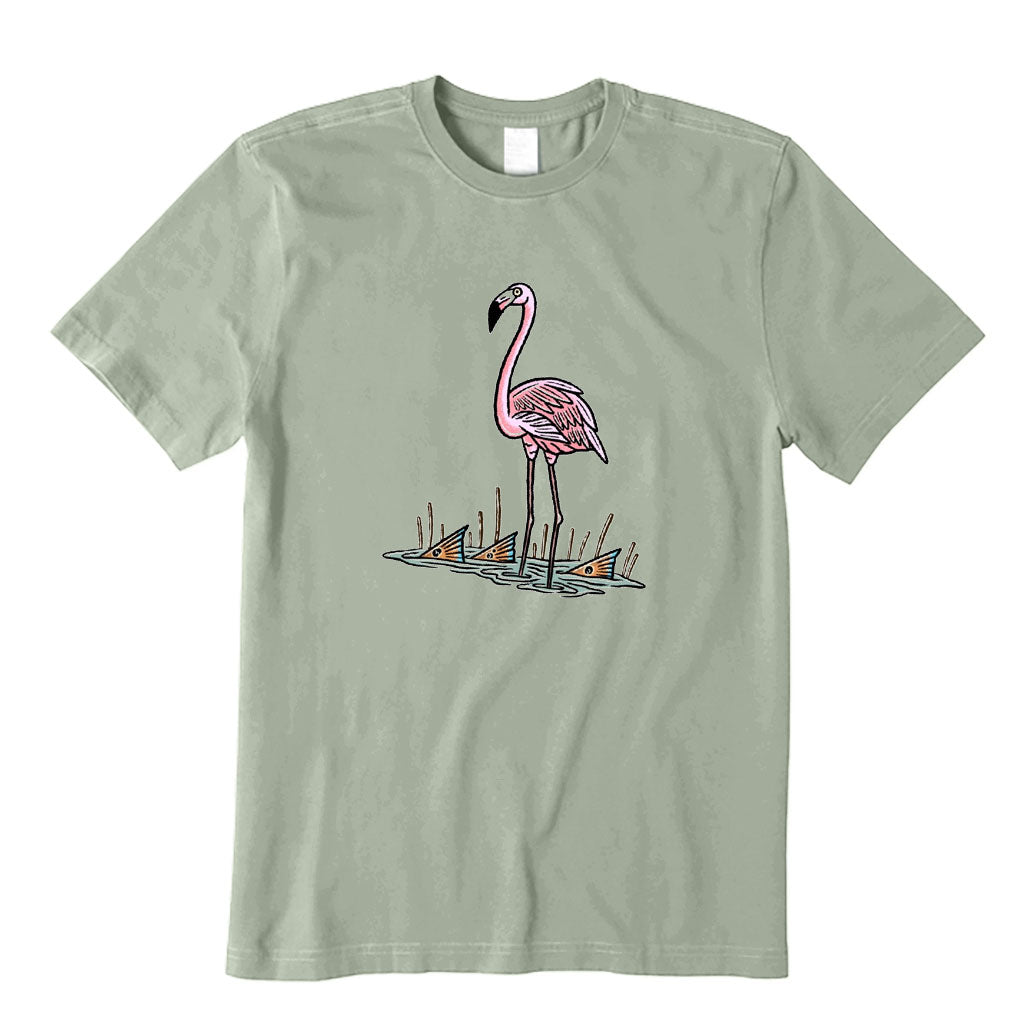 Flamingo Redfish Fly Fishing T-Shirt