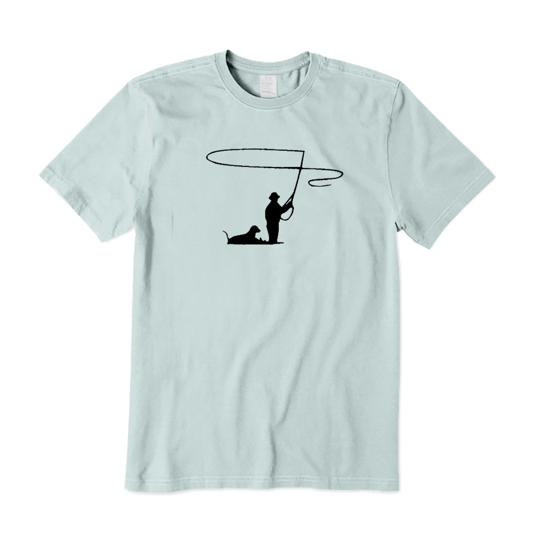 Fly Fishing with Dog T-Shirt