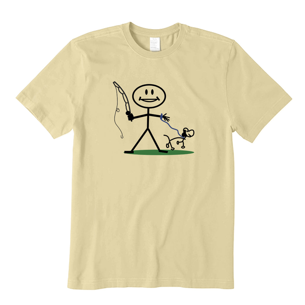 Go Fishing With My Dog T-Shirt