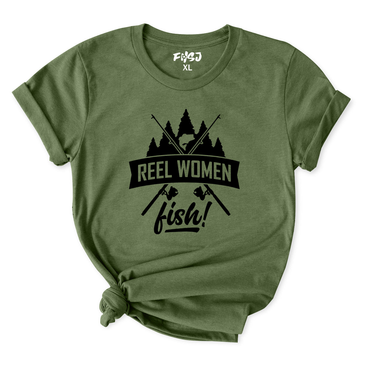 Reel Women Fish T-Shirt for Women