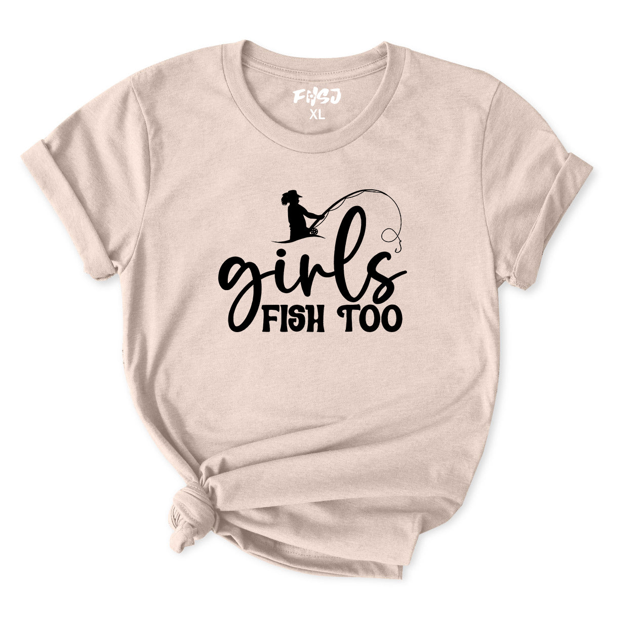 Girls Fish Too T-Shirt for Women