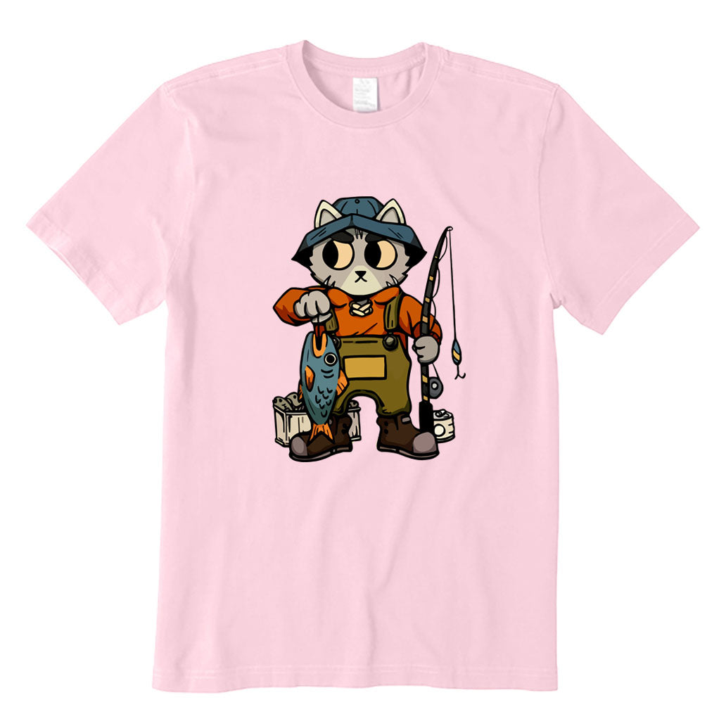 Cat Fishing T-Shirt