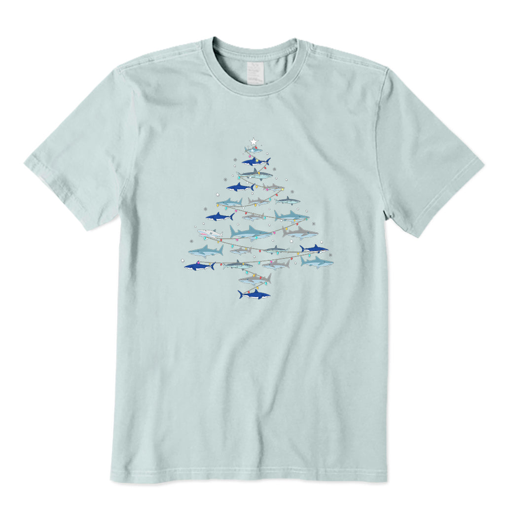 Christmas Shark Tree T-Shirt