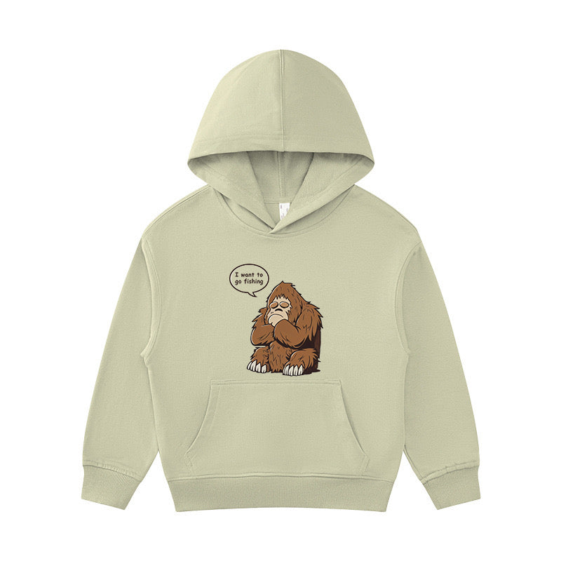 I Want To Go Fishing Kid's Hoodie