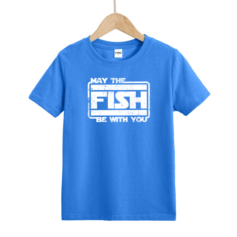 May The Fish Be with You Kids T-Shirt