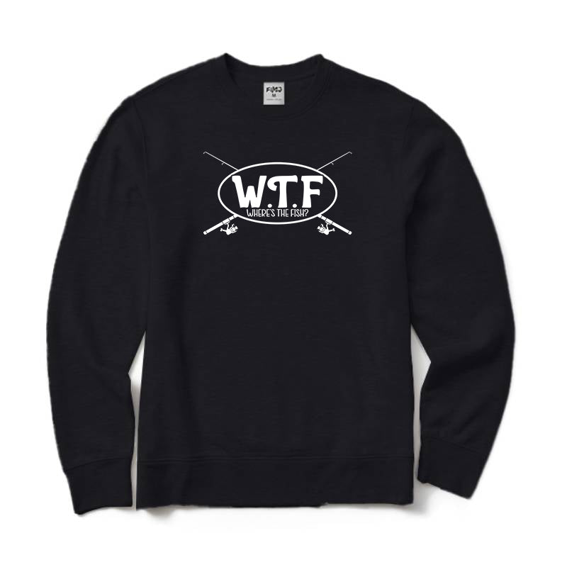 WTF Where's The Fish? Crewneck Sweatshirt