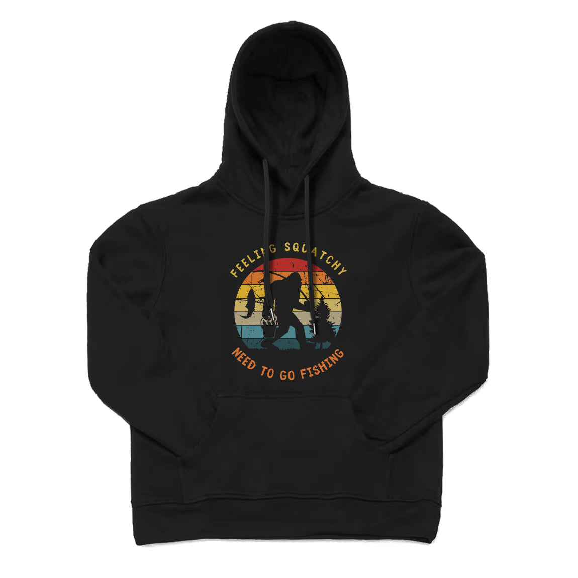 Bigfoot Fishing Hoodie