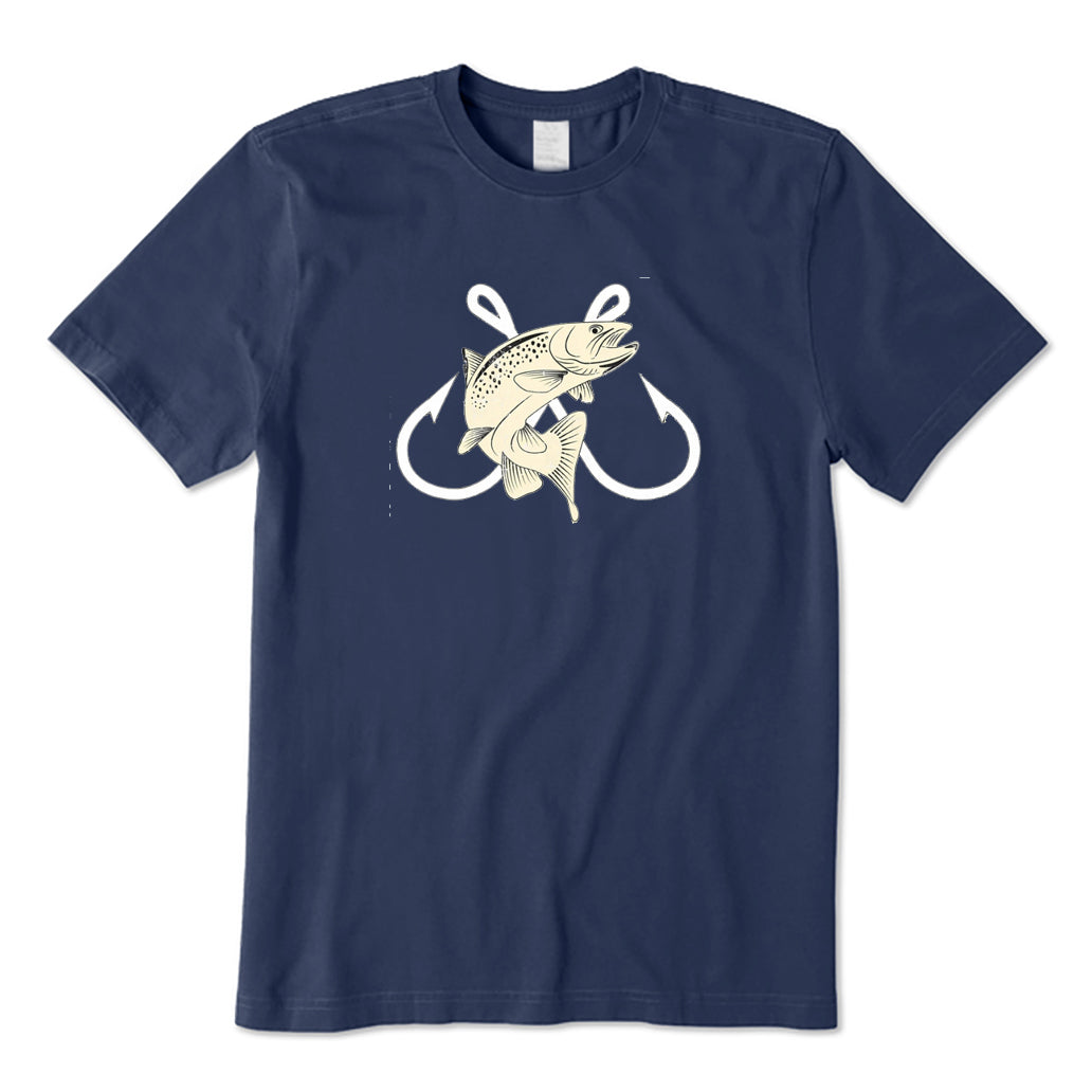 Fishing Hook And Fish T-Shirt