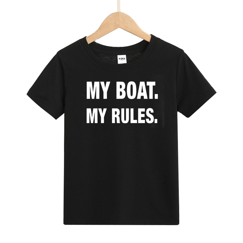 My Boat My Rules Kids T-Shirt