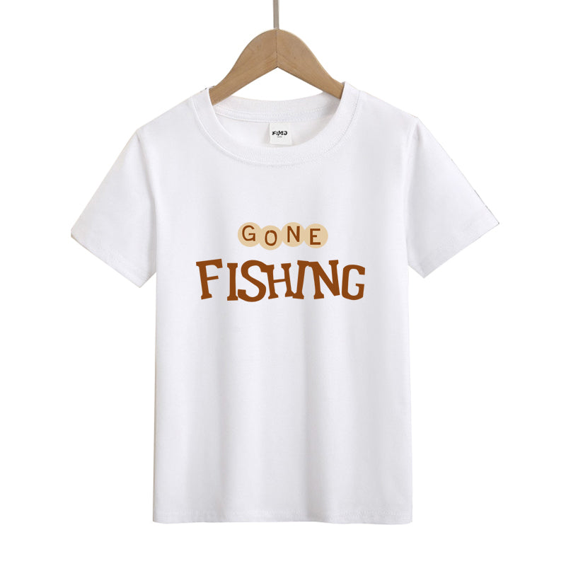 Gone Fishing Kid's T-Shirts