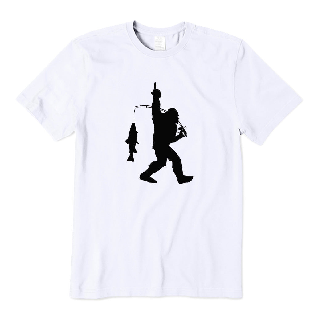 Bigfoot Fishing T-Shirt