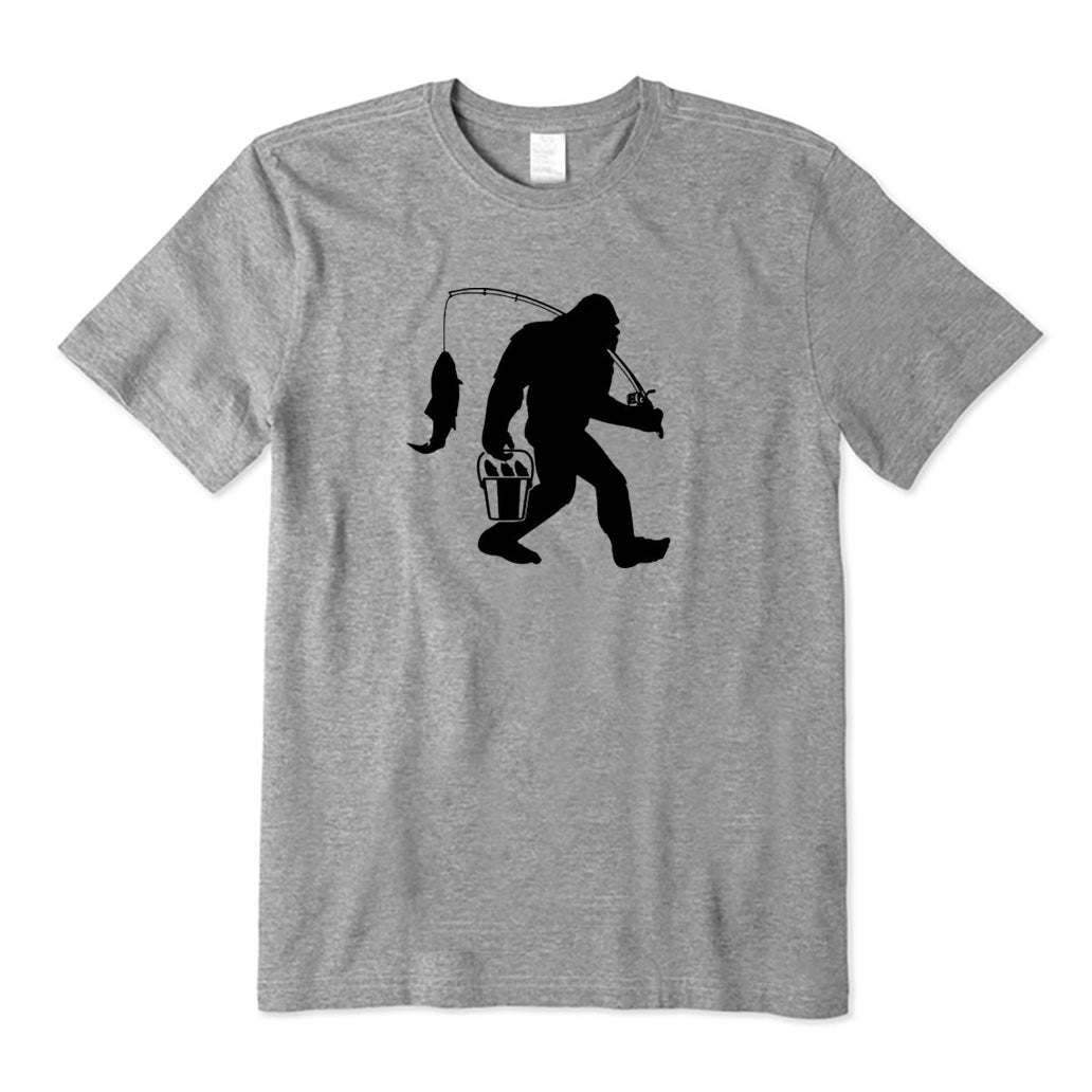 Bigfoot Fishing T-Shirt