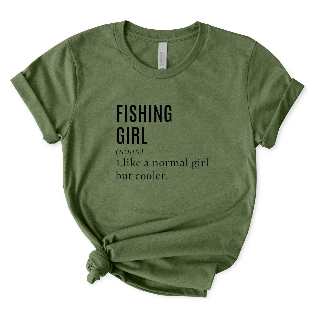 Fishing Girl T-Shirt for Women