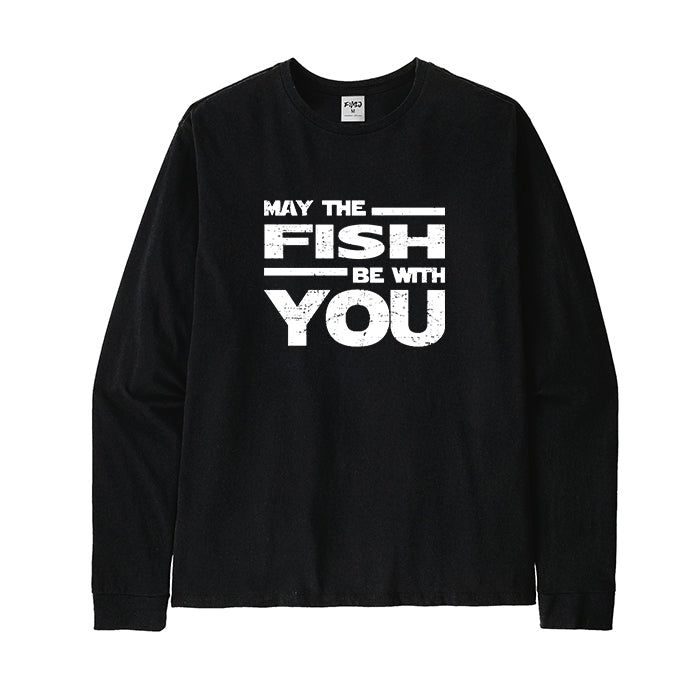 May The Fish Be with You Long Sleeve T-Shirt