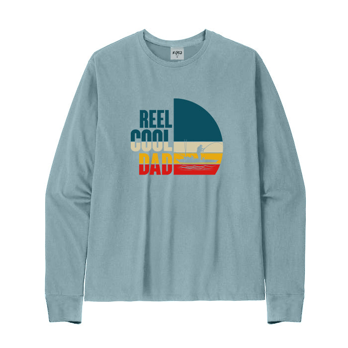 REEL COOL DAD Long Sleeve T-Shirt