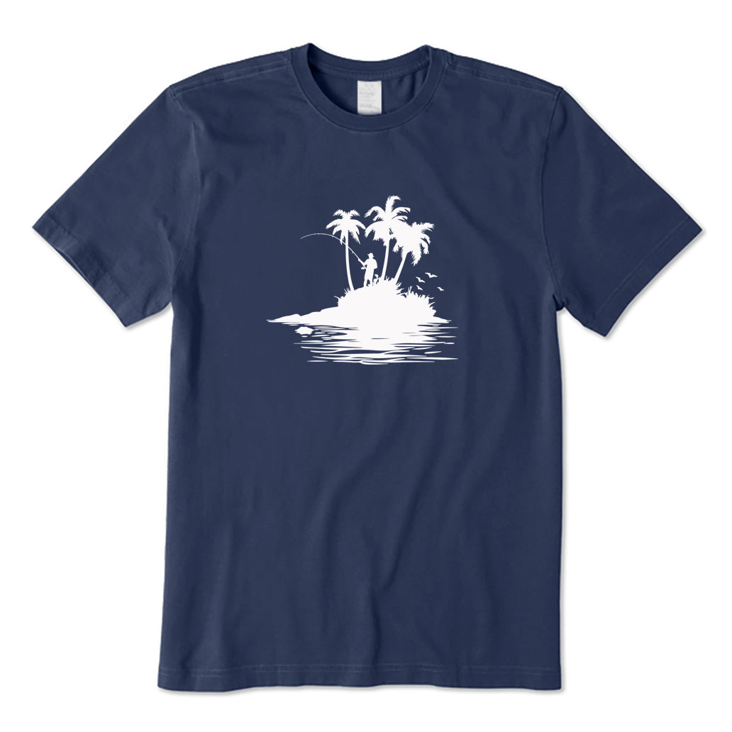 Fisherman with Bass T-Shirt