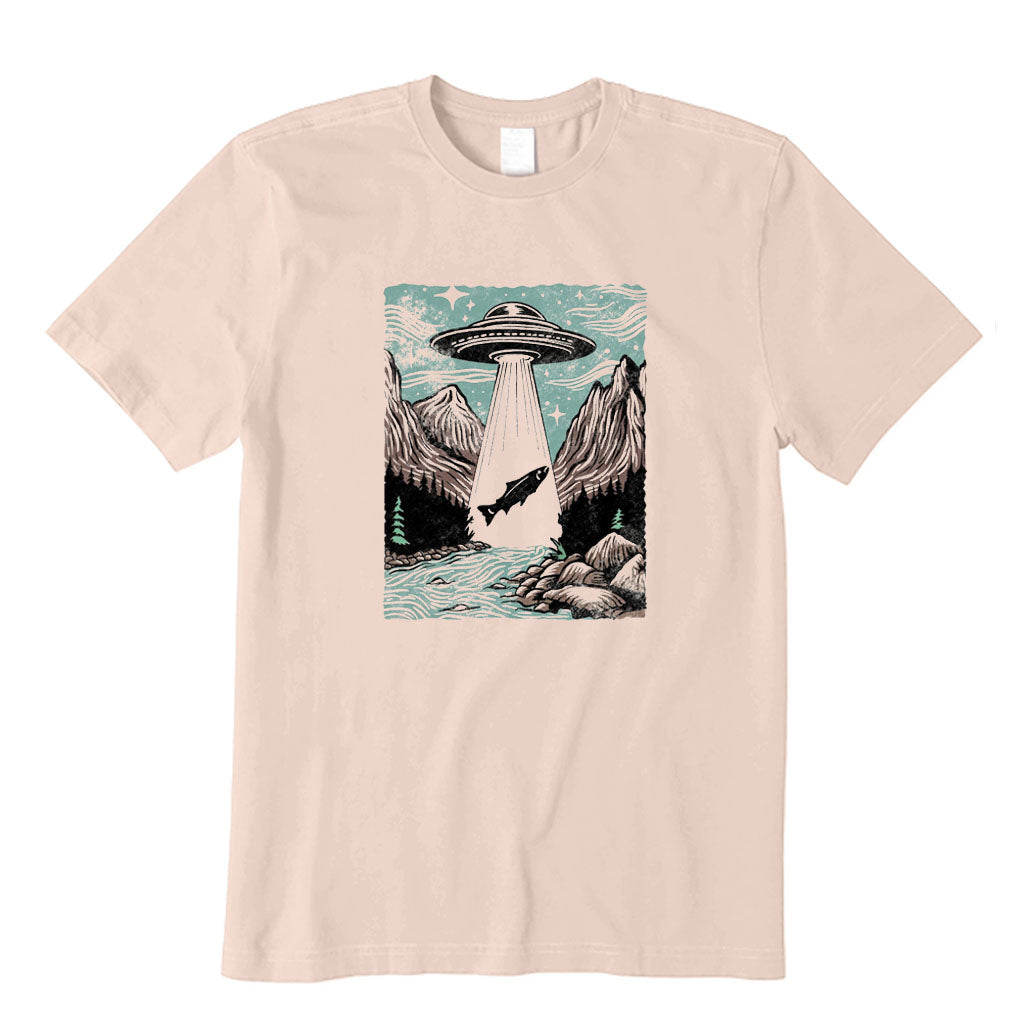 Flying Saucer Fishing T-Shirt