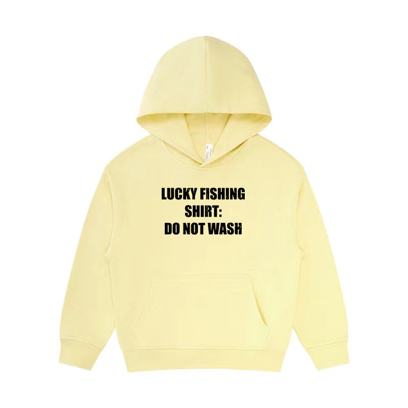 Lucky Fishing Shirt Do Not Wash Kid's Hoodie