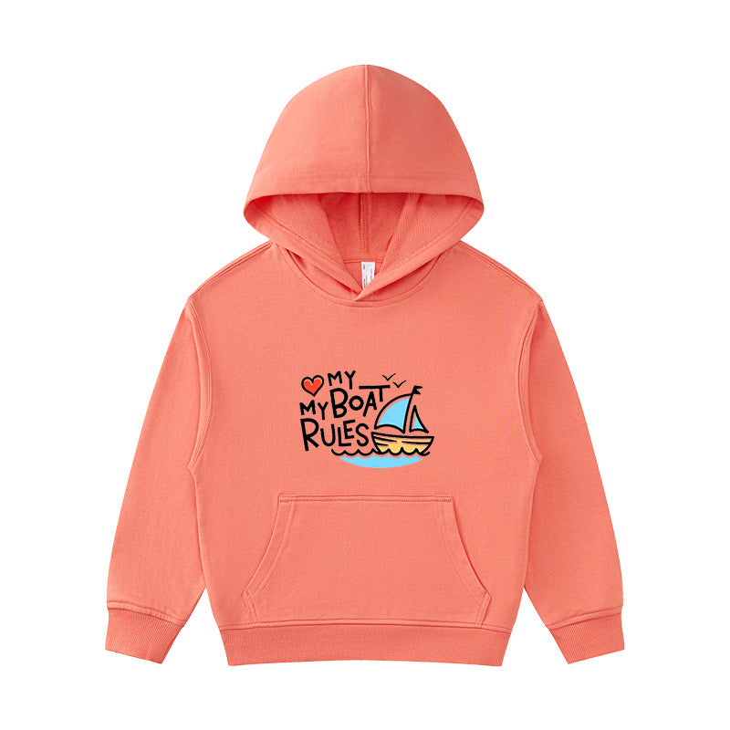 My Boat My Rules Kid's Hoodie