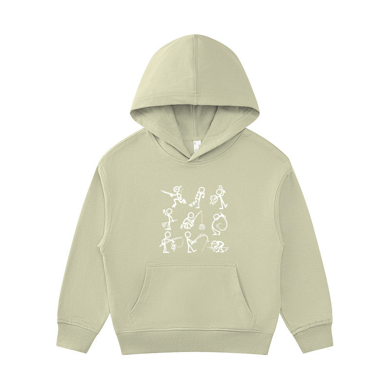 Funny Fishing Kid's Hoodie