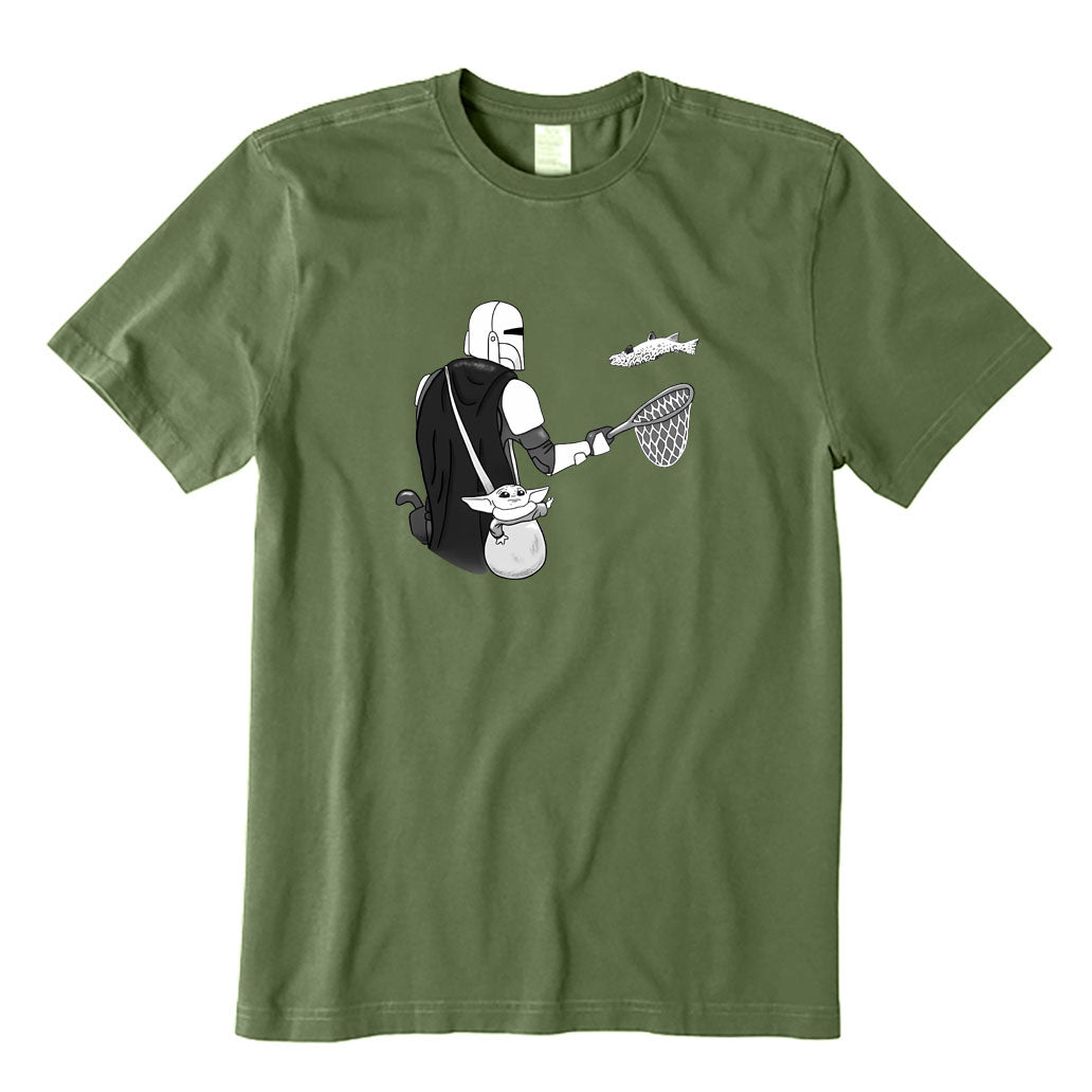 Mandalorian Fly Fishing T-Shirt