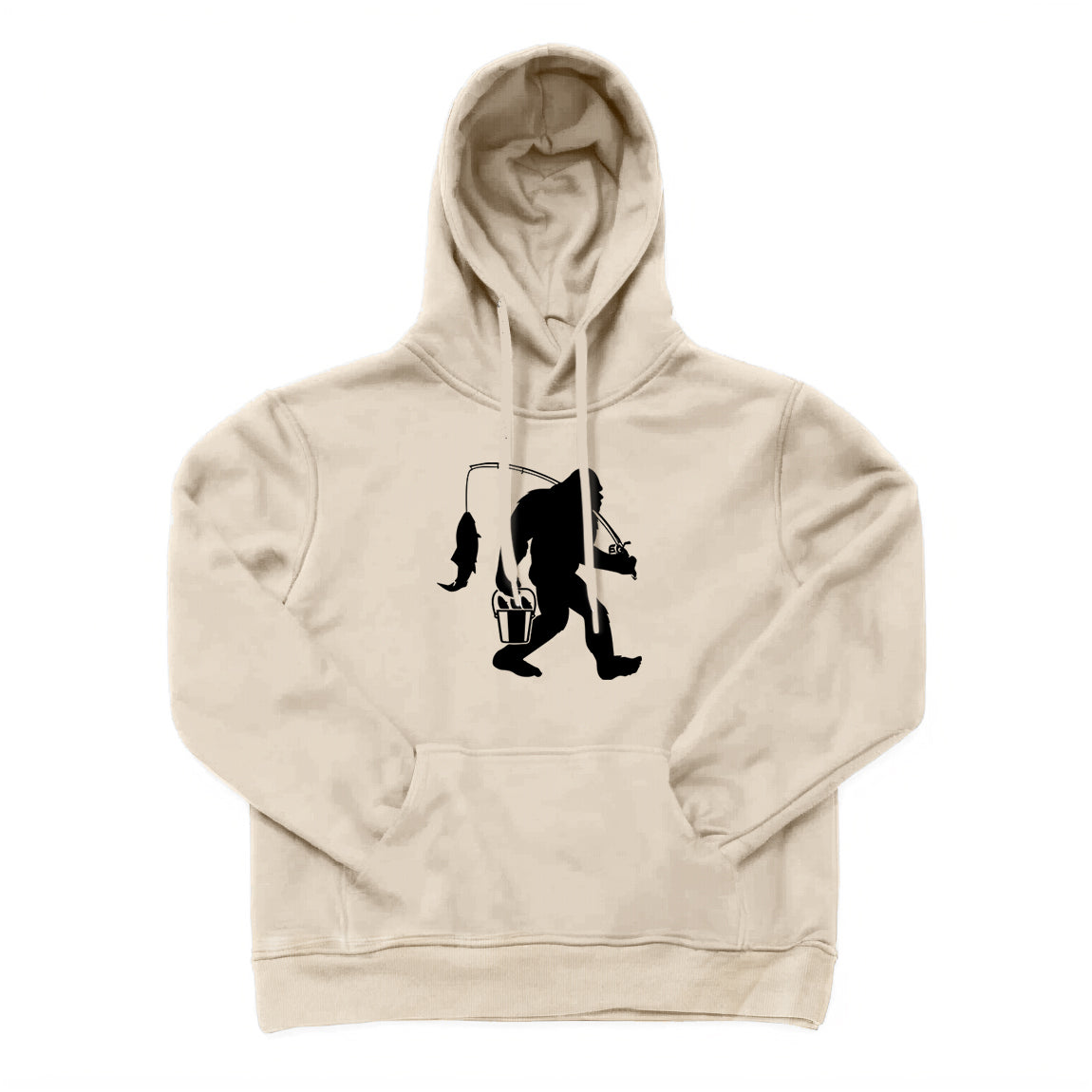 Bigfoot Fishing Hoodie