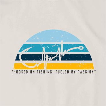 Hooked on Fishing Fueled By Passion T-Shirt