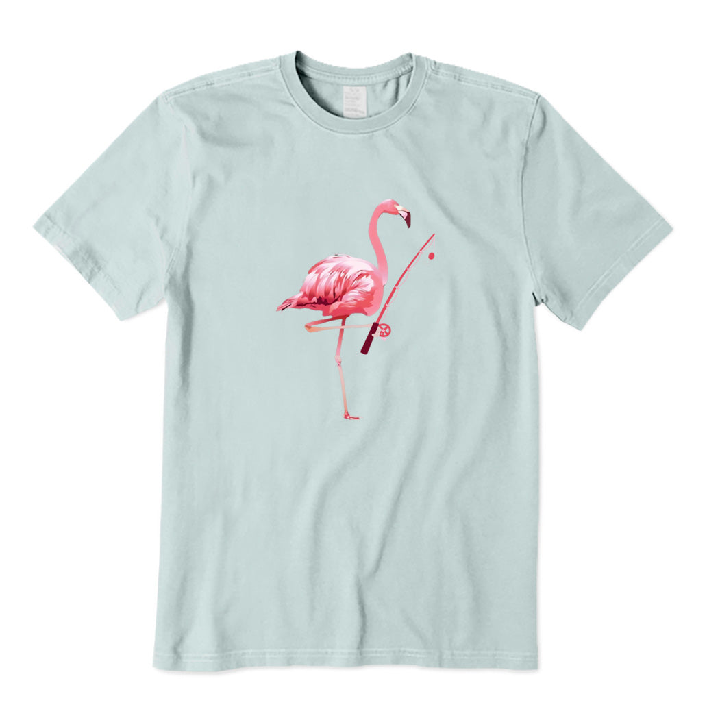 Flamingo Fishing T-Shirt