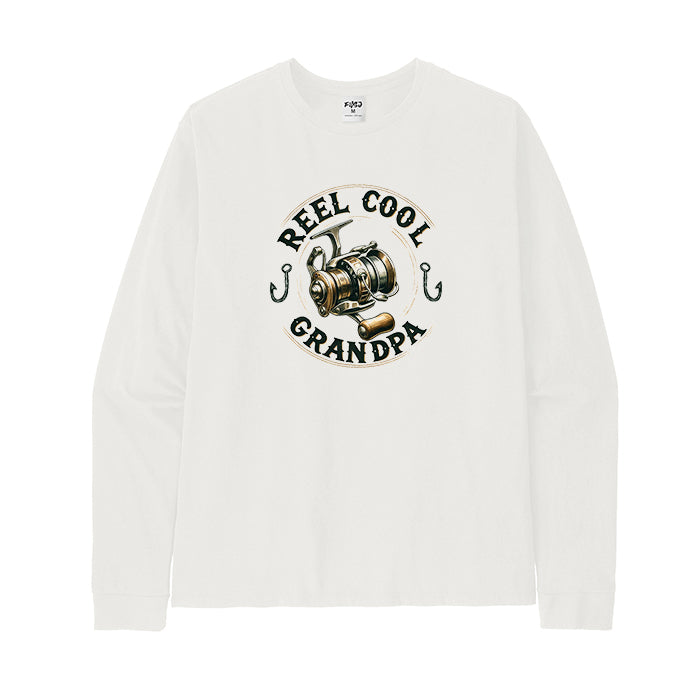 REEL COOL GRANDPA Long Sleeve T-Shirt