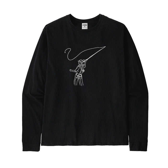 Vintage Fly Fishing Long Sleeve T-shirt