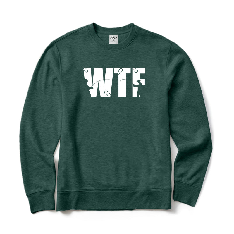 WTF Fishing Crewneck Sweatshirt