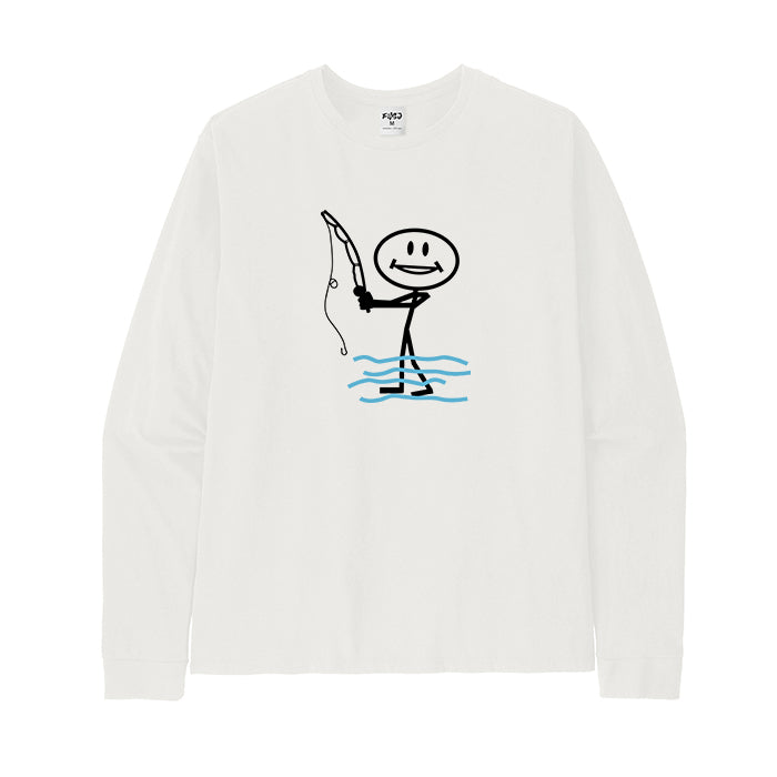 Happy Fishing Long Sleeve T-Shirt