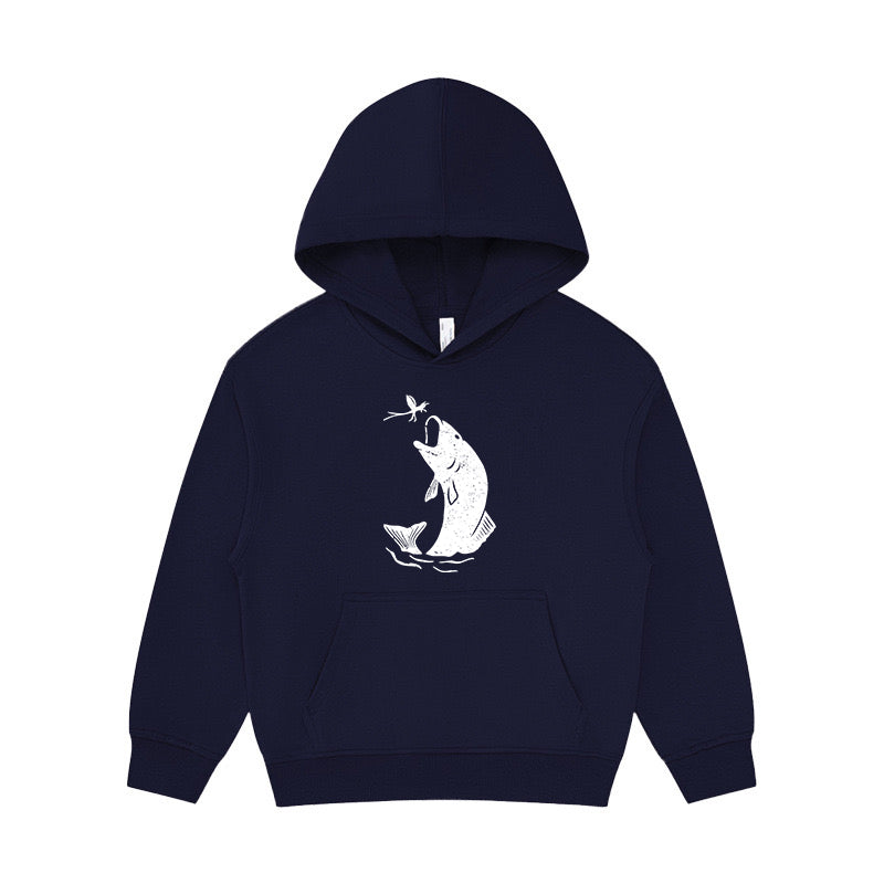 The Trout Hooked Kid's Hoodie