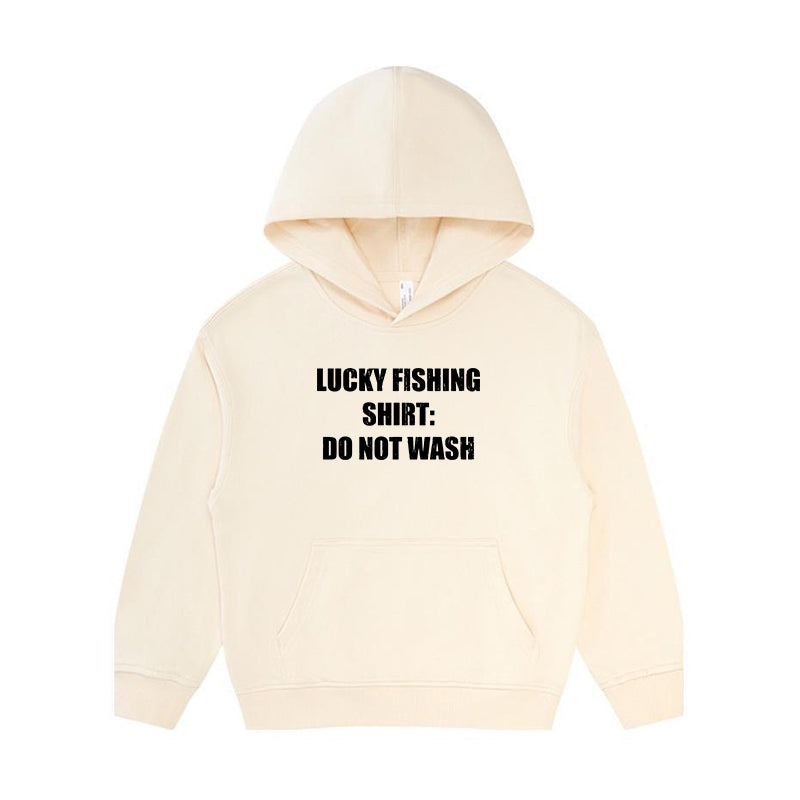 Lucky Fishing Shirt Do Not Wash Kid's Hoodie