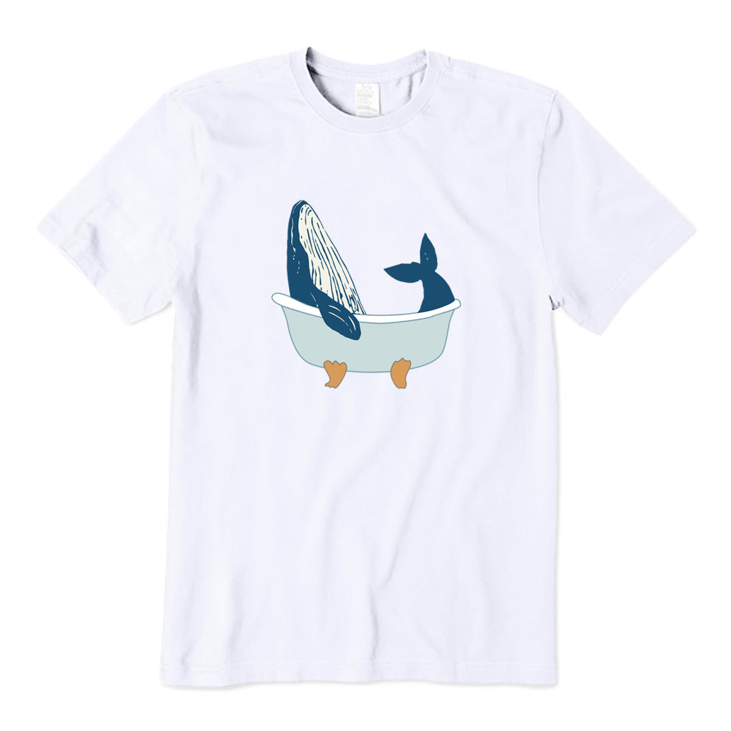 Whale in Bathtub T-Shirt