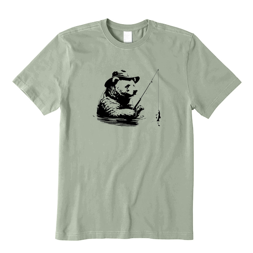 Papa Bear Fishing T-Shirt