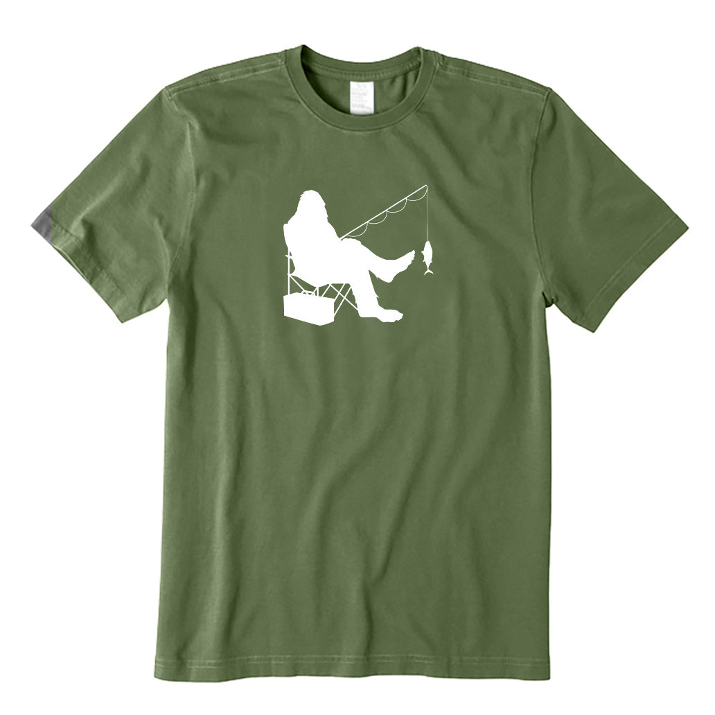 Bigfoot Loves Fishing T-Shirt