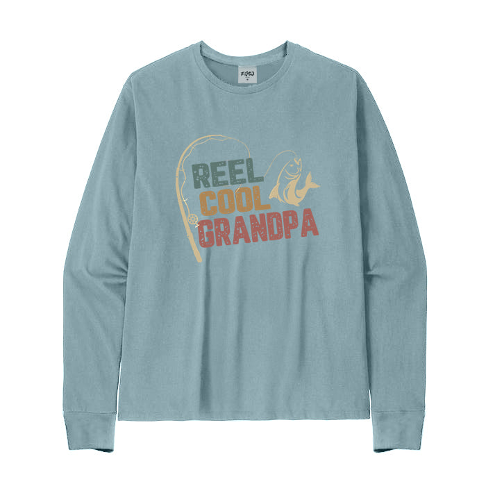 REEL COOL GRANDPA Long Sleeve T-Shirt