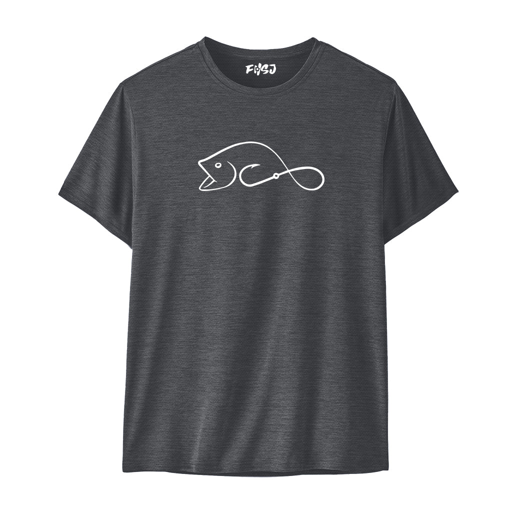 Fishing Hook Fish Performance T-SHIRT