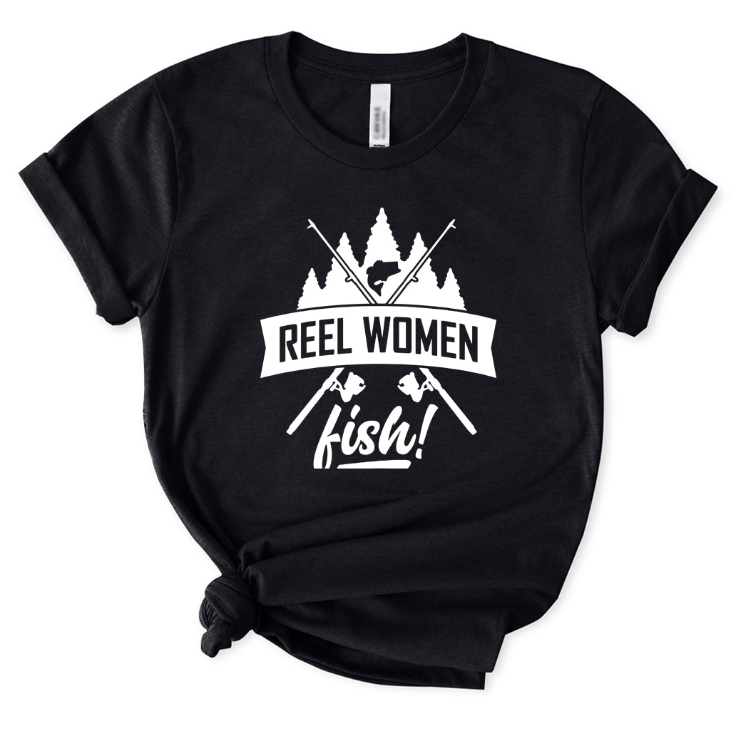 Reel Women Fish T-Shirt for Women