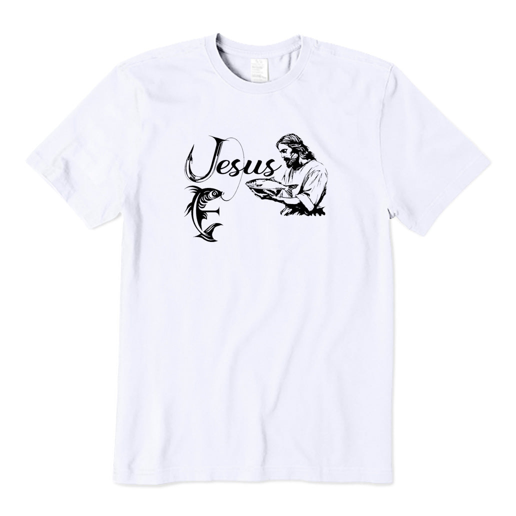 Jesus Fishing T-Shirt