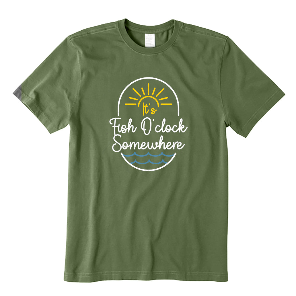 It's Fishing O'clock Somewhere T-Shirt