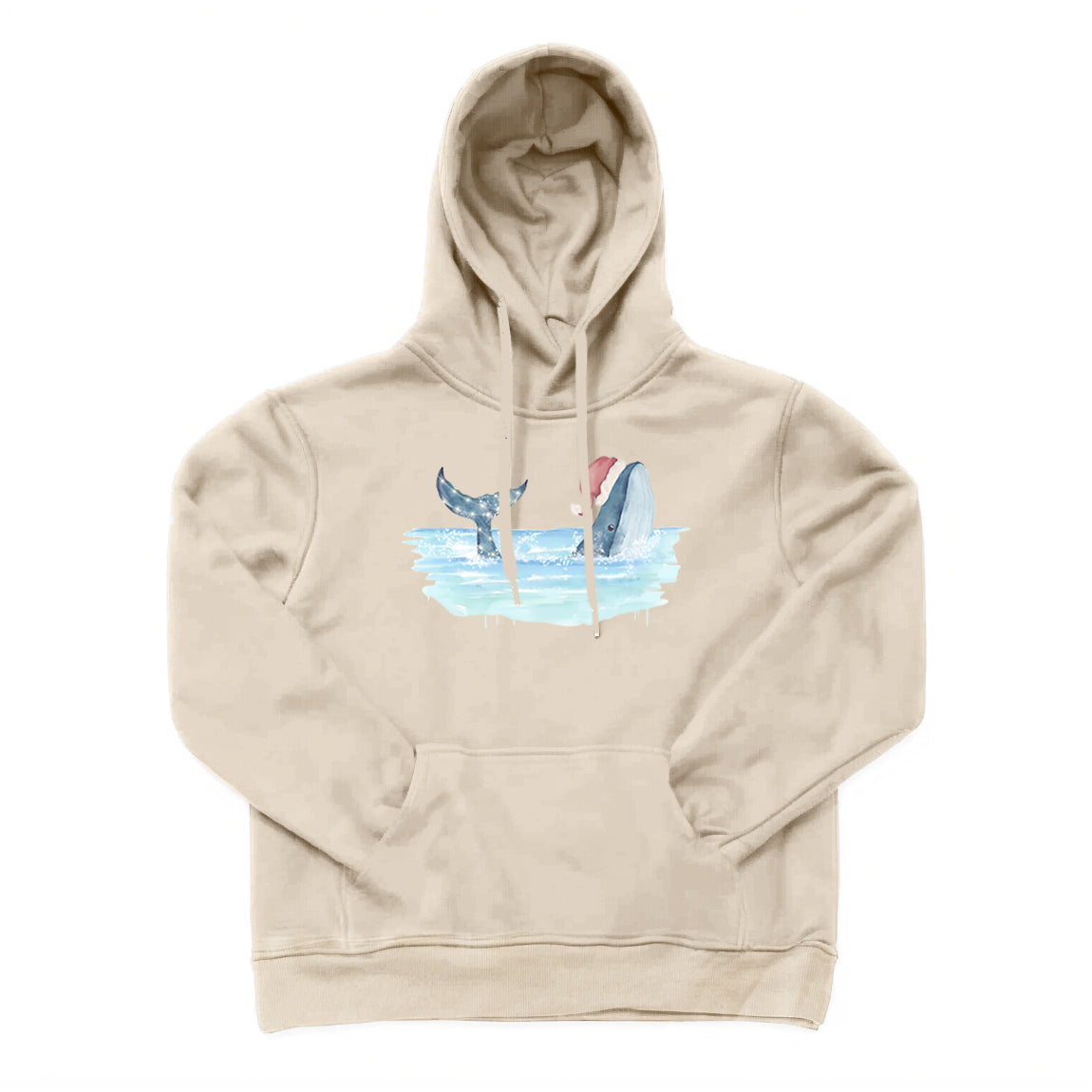 Christmas Whale Hoodie